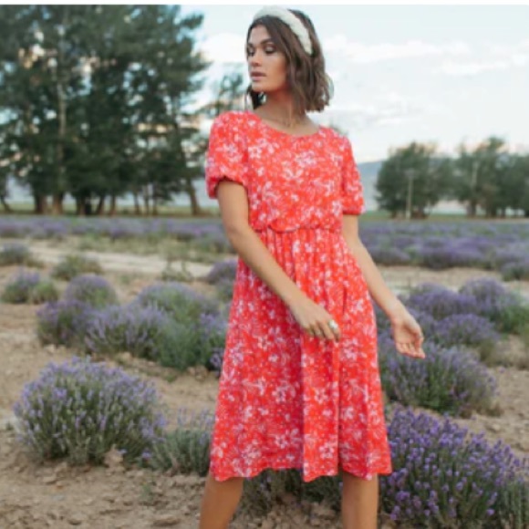 piper & scoot Dresses & Skirts - Piper & Scoot Taryn floral midi dress. Size: M